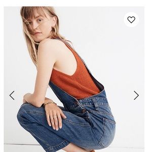 Madewell Straight Leg Overalls Elmridge Wash BNWT